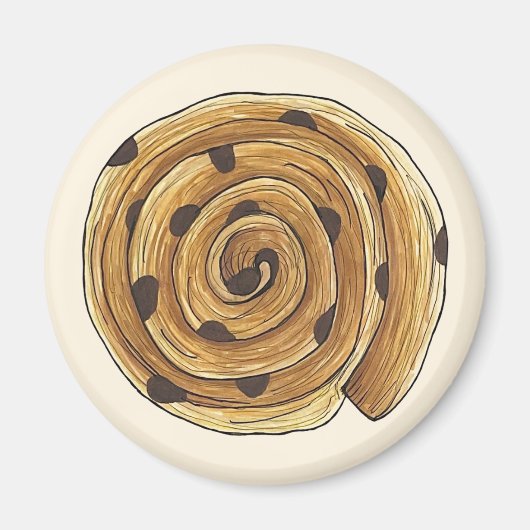 パインオーレーズンパテフランスのシセリーベーカリー食品 マグネット (正面)