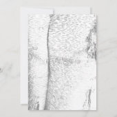 パインカスタムバウフラットカード付きフォトホリデーカード (裏面)