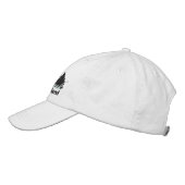 パインクリークバンド野球帽 刺繍入りキャップ (左)