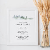 パインクレストのシグネチャーカクテルメニューポスター ポスター