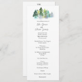 パインクレスト結婚式招待状 (正面/裏面)