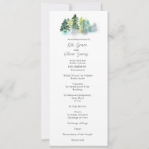 パインクレスト結婚式招待状