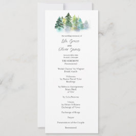 パインクレスト結婚式招待状