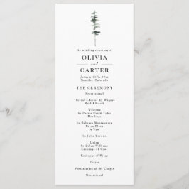 パインクレスト結婚式 プログラム