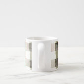 パイングリーンアイボリーレッドストライプズ エスプレッソカップ (裏面)