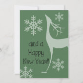 パイングリーンメリークリスマスフォトホリデーカード シーズンカード (裏面)