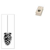 パインコーンつるクリスマスゴムアートスタンプ ラバースタンプ (押印)