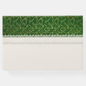 パインコーンウィンターウェディングゲストブック ゲストブック (裏面)