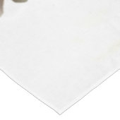 パインコーンオーガニッククリスマスオーナメントアート テーブルクロス (アングル)