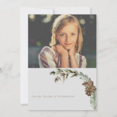 パインコーンクリスマス聖なる書物、 経典クリスチャン写真 (裏面)