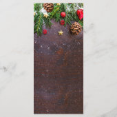 パインコーンブランチクリスマ素朴スホリデーディナー メニュー (裏面)