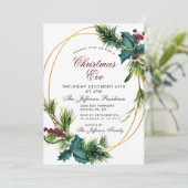 パインコーンホリーベリークリスマスホリディイブ 招待状 (スタンド正面)