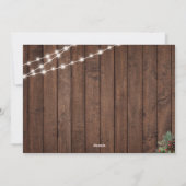 パインコーンホリーライツハッピーホリデーズカード シーズンカード (裏面)