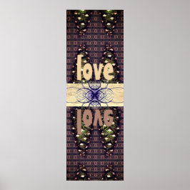 パインコーンモノグラムシシュカ ポスター