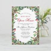 パインコーンリースクリスマスホリデーオープンハウス 招待状 (スタンド正面)
