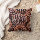 パインコーン冬のチョコレートの休日 クッション (ブランケット)