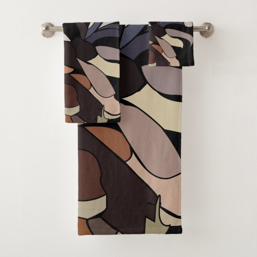 パインコーン冬コンテンポラリー植物学 バスタオルセット (インサイチュ)