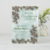 パインコーン分岐水カラーキンセアニラ 招待状 (スタンド正面)