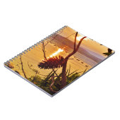 パインコーン湖の夕日 ノートブック (左側)