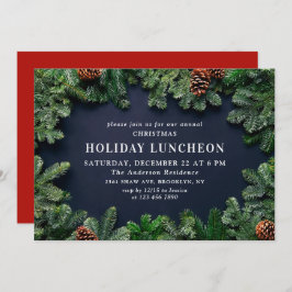 パインコーン素朴ブランチホリデーランチョン 招待状