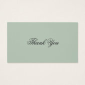 パインコーン素朴結婚式の引き出物ラベル (裏面)