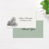 パインコーン素朴結婚式の引き出物ラベル (デスク)