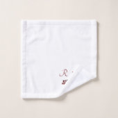 パインコーン赤と黒バッファロープレイド バスタオルセット (ウォッシュタオル)