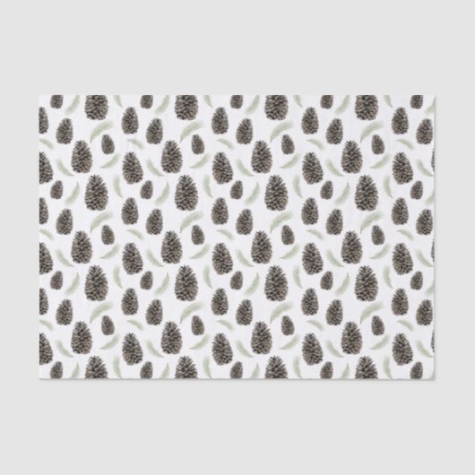 パインコーン&ニードルズティッシュペーパー 薄葉紙 (正面)