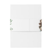 パインコーン&葉ズウィンクリスマス 招待状ベリーバンド (裏面例)