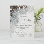パインコーン、雪片婚約招待状 招待状 (スタンド正面)