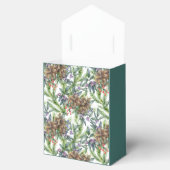 パインコーンMerry Christmasの水の色が緑の白 フェイバーボックス (オープン)