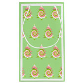 パインサイケデリックパターン抱き枕 スモールペーパーバッグ (裏面)