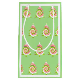 パインサイケデリックパターン抱き枕 スモールペーパーバッグ