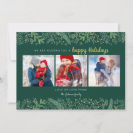 パインスタイリッシュつる植物グリーンツリーズ休日 シーズンカード