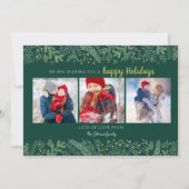 パインスタイリッシュつる植物グリーンツリーズ休日 シーズンカード (正面)