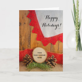 パインズバ素朴ンウッドビジネスカントリークリスマス シーズンカード