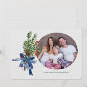 パインズベリーとボーホリデーフォトカード シーズンカード (正面/裏面)