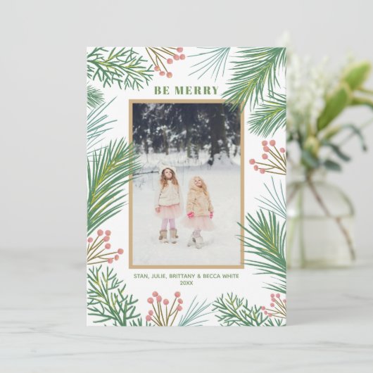 パインズベリーのクリスマスフォト シーズンカード (スタンド正面)