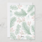 パインズベリーのクリスマスフォト シーズンカード (裏面)