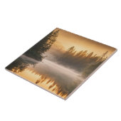 パインズ川の朝霧 タイル (側面)