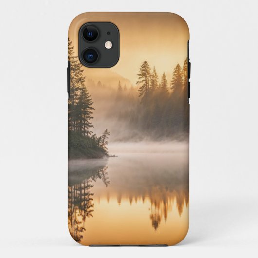 パインズ川の朝霧 Case-Mate iPhoneケース (裏面)