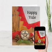 パインズ素朴ハッピーユール(キリスト降誕祭) シーズンカード