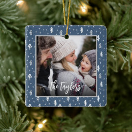 パインズ素朴ファミリークリスマス セラミックオーナメント