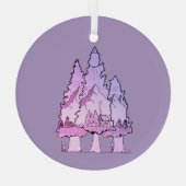 パインズ ガラスオーナメント (裏面)