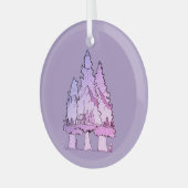 パインズ ガラスオーナメント (正面左)