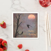 パインタリーバード誕生日 スタンダードカクテルナプキン (インサイチュ)