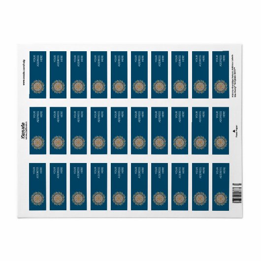 パインタリーマンダラ ラベル (フルシート)