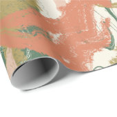 パインターリーお洒落抽象芸術包装紙シート ラッピングペーパー (ロールコーナー)