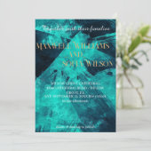 パインターリーウォーターカラームーディーズ結婚式招待状 招待状 (スタンド正面)