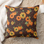 パインターリーウォーター秋カボキンオレンジ/ブラック クッション (ブランケット)